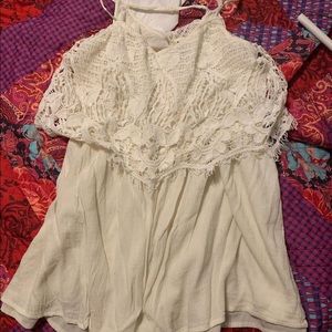 Cream colored romper